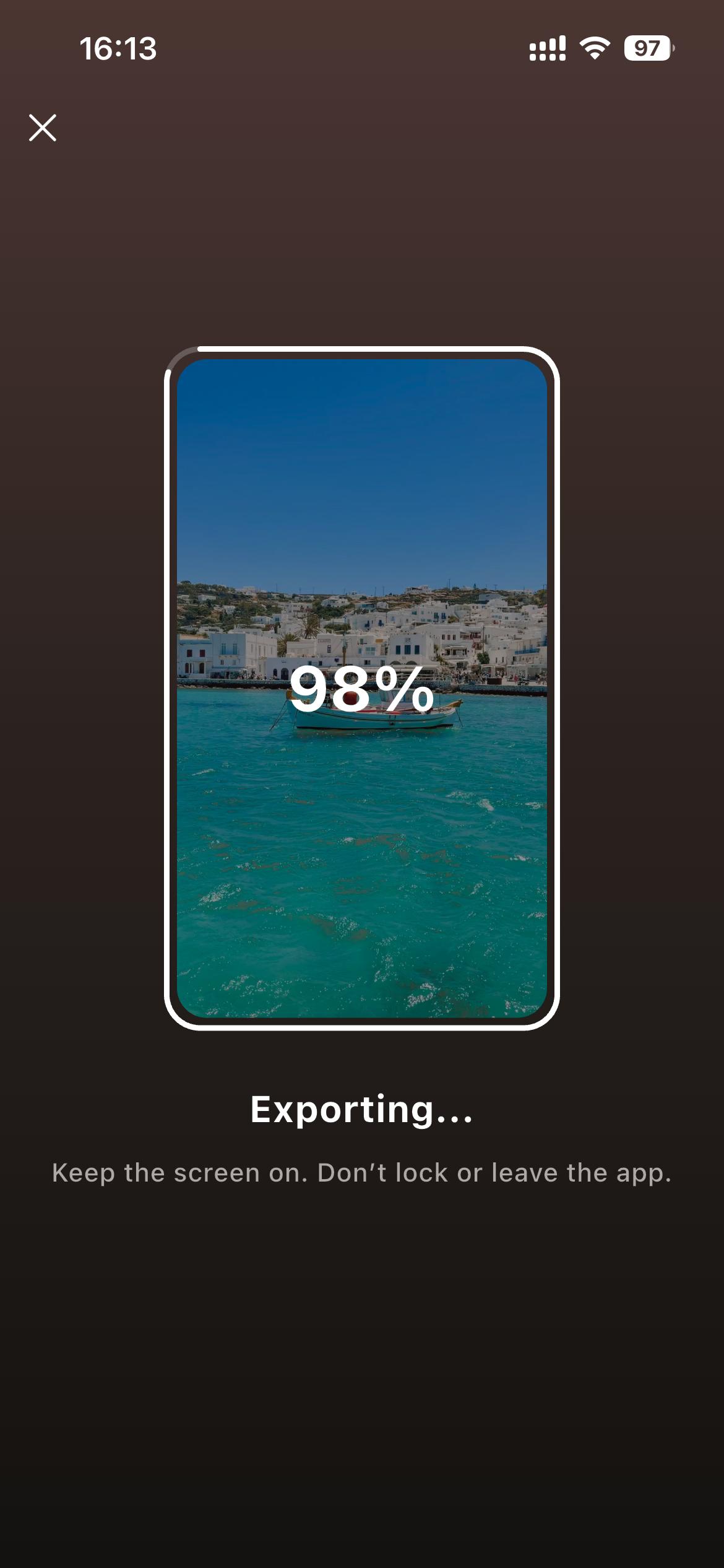 FlexCut local video export progress